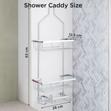 Zupa Stainless Steel 2 Tier Shower Caddies Large.