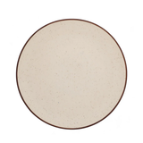 Zupa Earthy Beige Ceramic Serving Plate 25.5cm Set of 2 – Microwave & Dishwasher Safe