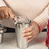 Professional Stainless Steel Cocktail Strainer – Essential Bar Tool for Perfect Drinks