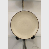 Zupa Earthy Beige Ceramic Serving Plate 25.5cm Set of 2 – Microwave & Dishwasher Safe