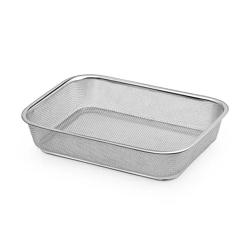 Zupa Stainless Steel Multi Utility Basket, used for Assembling Quick essentials like Google, keys, Stationary, TV remotes etc ZupaHome