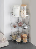 Zupa Stainless Steel 3 Tier Kitchen Corner Rack Zupa