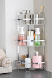 Zupa Stainless Steel 3 Tier Kitchen Corner Rack Zupa