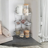 Zupa Stainless Steel 3 Tier Kitchen Corner Rack