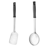 Pedro Set of 2 no.10 (Flat Turner/Spatula) & (Tawa Palta) Pure Stainless steel.