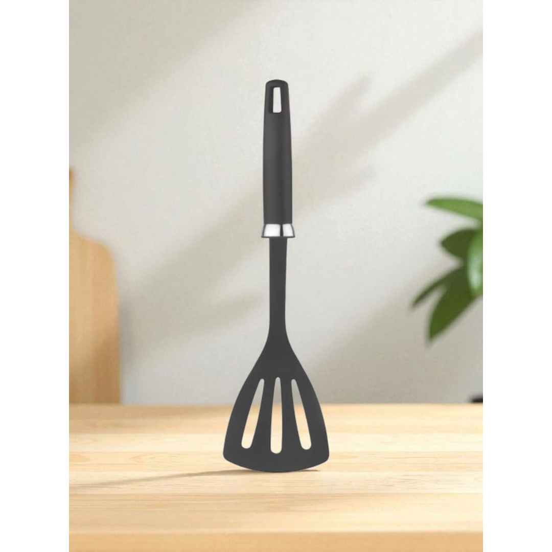 Premium Big Slotted Turner Spatula - Perfectly Angled Slotted Turner with TANIC HANDLE NYLON 13"