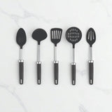 Premium 5-in-1 Indian Kitchen Tool Set by ZUPA – Daily Use Cooking & Serving Essentials Tanic Handel S.S+nylon 13inch