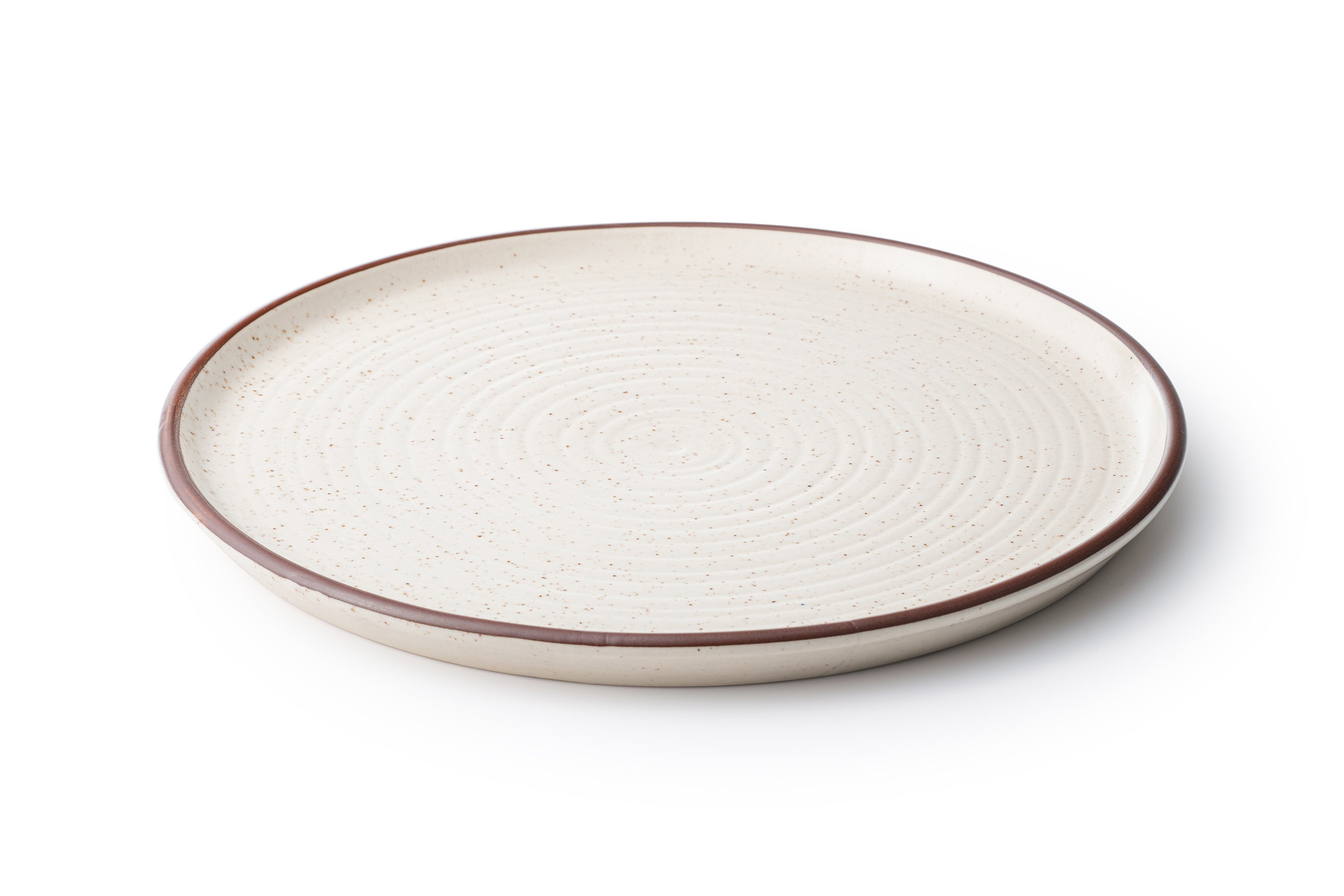 Premium Ceramic Plate Set of 2 Grip Strong | Durable Stain  Zupa Free, Scratch & Heat Resistant 28 X 2cm