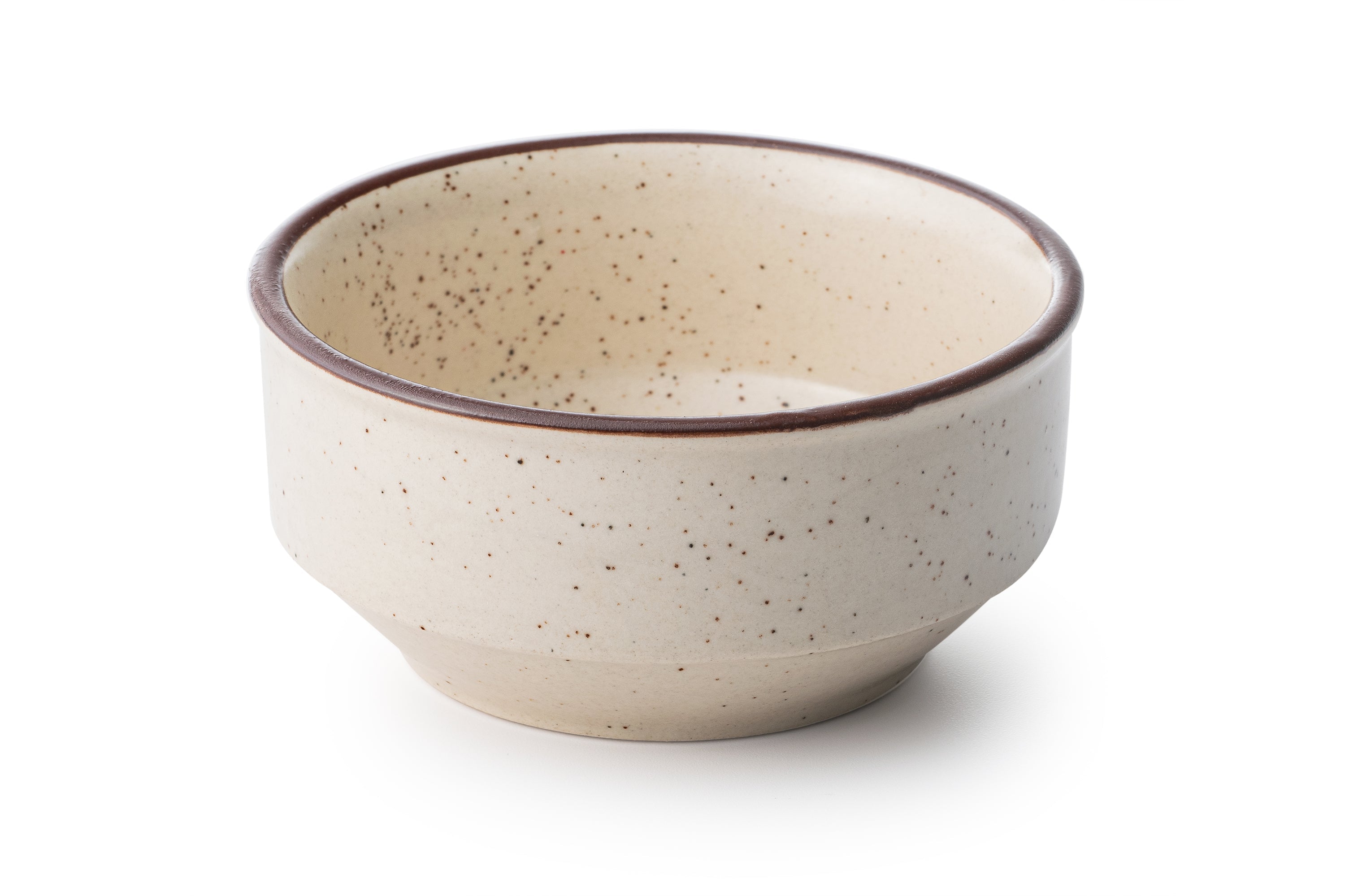 ZUPA Ceramic Soup Bowl – Earthy Beige Handcrafted Bowls (Big) for Soup, Cereal, Salad, Pasta, Snacks & Desserts – Lead-Free, Non-Toxic, Dishwasher Safe, Daily Use Dinnerware 14 X 6cm, Set of 2