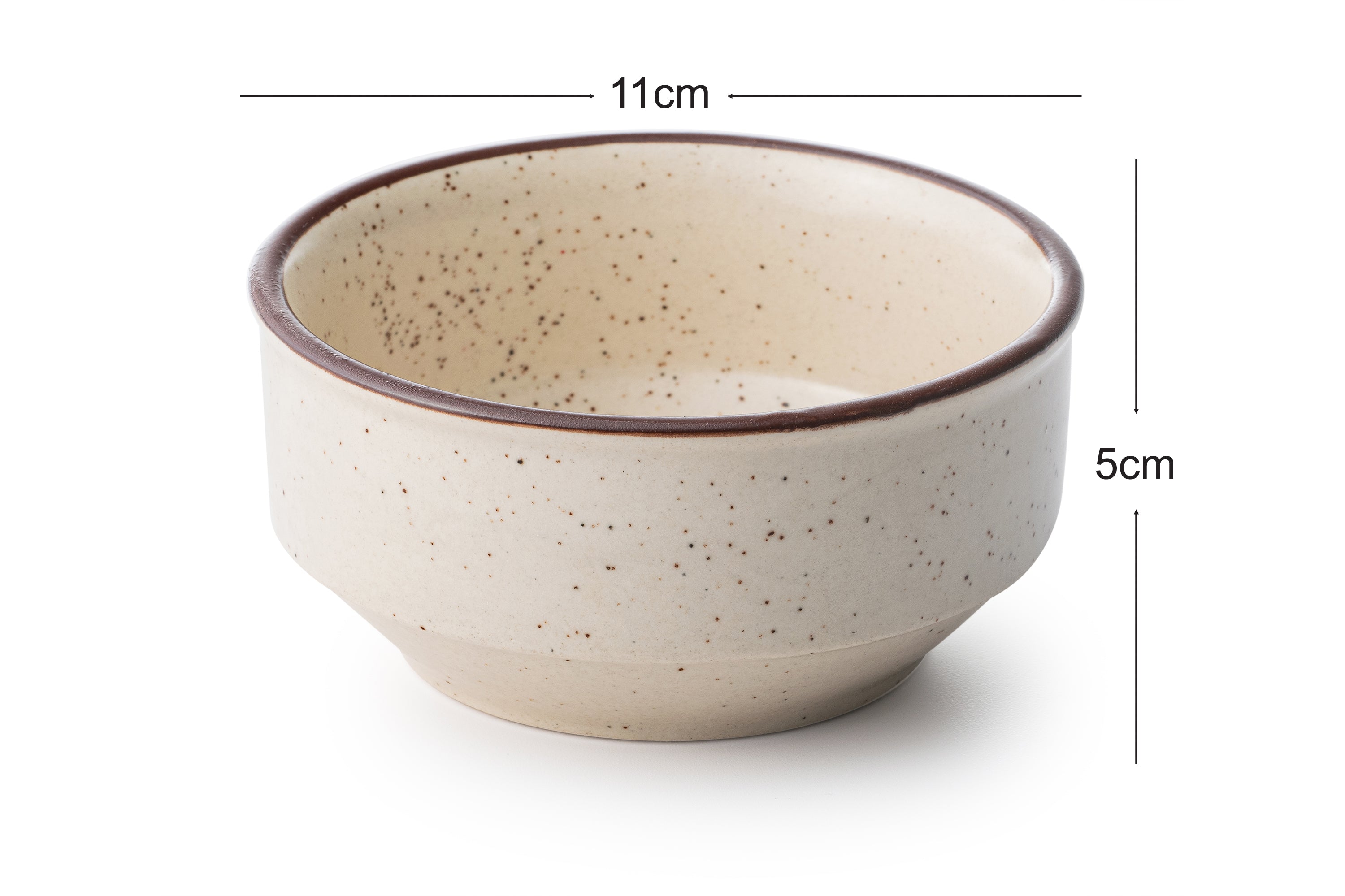 ZUPA Ceramic Soup Bowl – Earthy Beige Handcrafted Bowls (Big) for Soup, Cereal, Salad, Pasta, Snacks & Desserts – Lead-Free, Non-Toxic, Dishwasher Safe, Daily Use Dinnerware 14 X 6cm, Set of 2