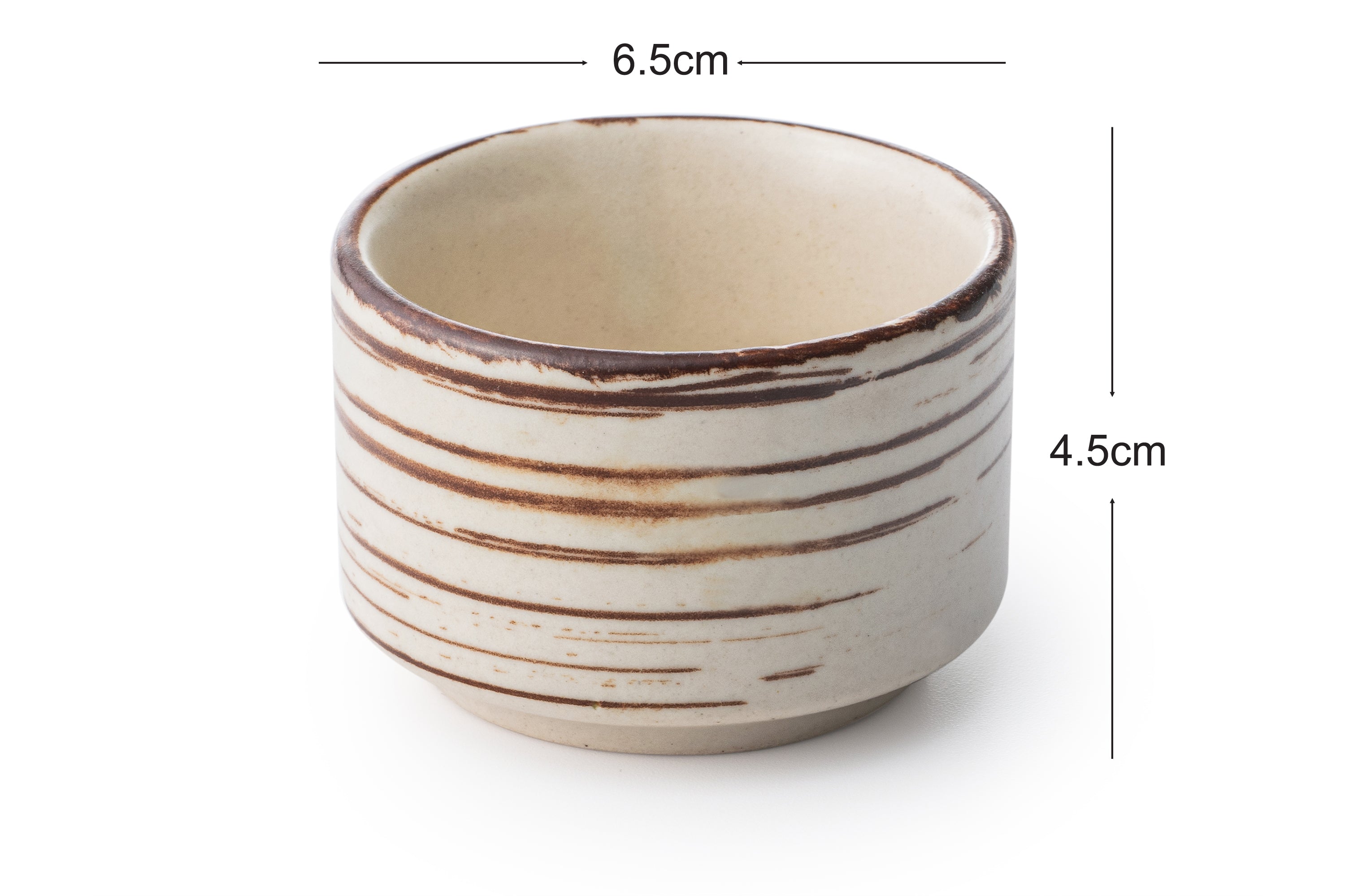 upa Ceramic Dip Bowls Earthy Beige Small Serving Bowls for Chutney, Pickle, Sauce – Microwave Safe, Dishwasher Safe, No Bone Ash Used, Perfect for Kitchen, Dining, 80ml Each, Set of 4