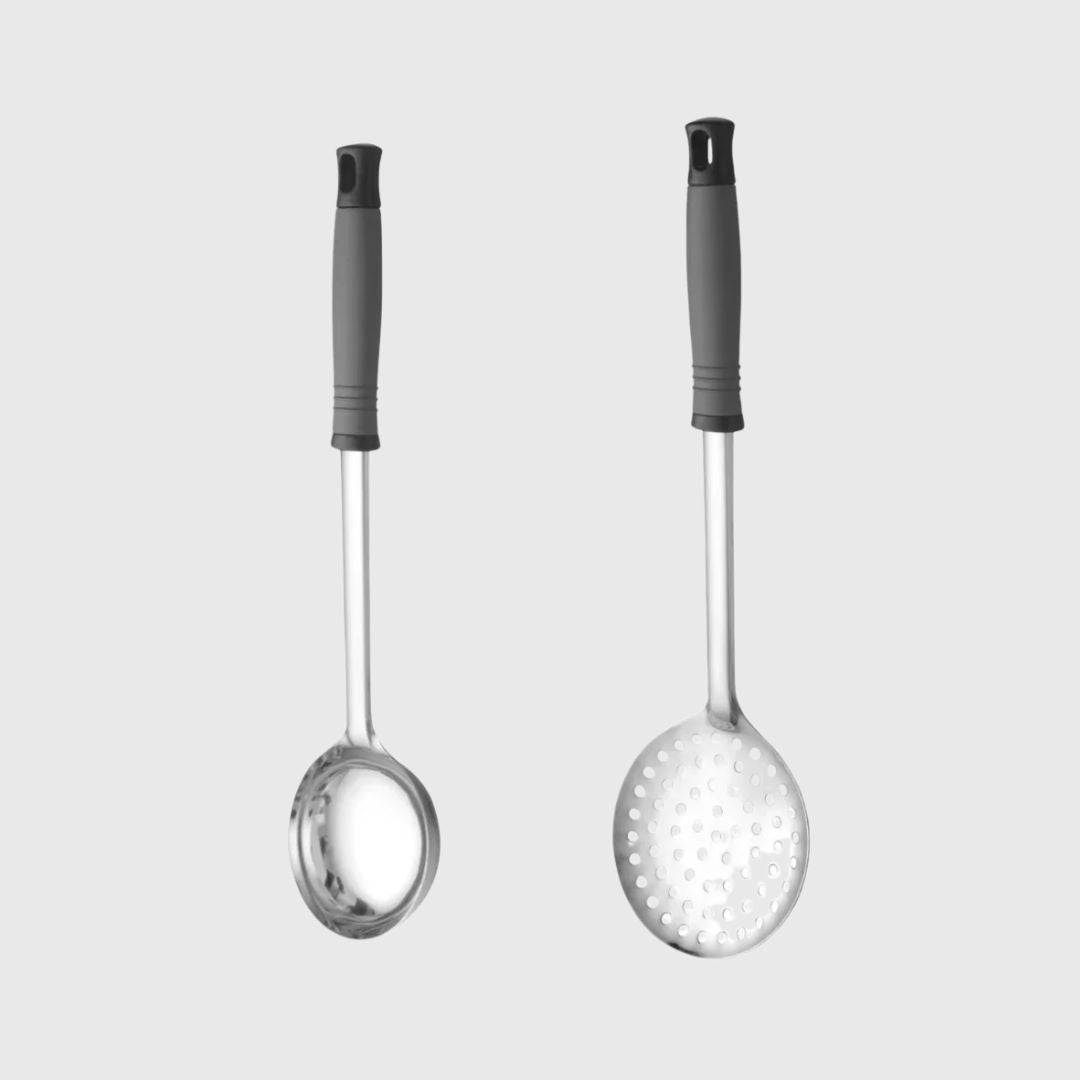Round Ladle and Skimmer Best Kicthen combo Product Set of 2