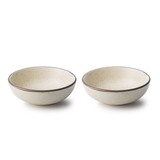Zupa Earthy Beige Ceramic Serving Bowl Set 17.5cm (Set of 2)