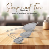 Zupa Fine Mesh Multipurpose Stainless Steel Strainer Set of 3