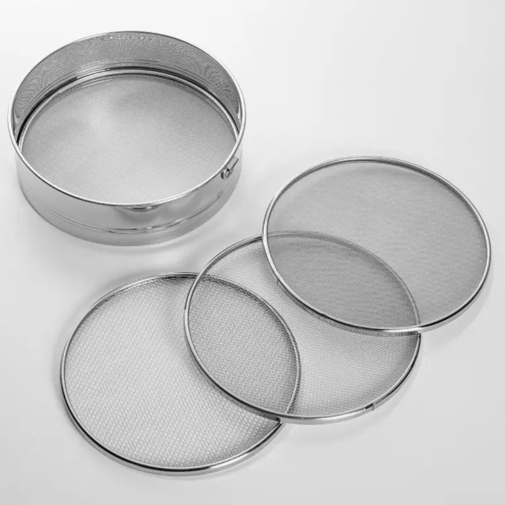 Heavy-Duty 4-in-1 Atta Sieve with Multiple Screens