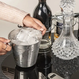 Steel Ice Bucket with Ring Handles
