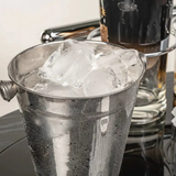 Steel Ice Bucket with Ring Handles