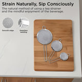 Zupa Fine Mesh Multipurpose Stainless Steel Strainer Set of 3