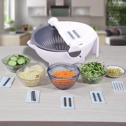 Kitchen Master 9 in 1 Rotary Grater & Slicer ZupaHome