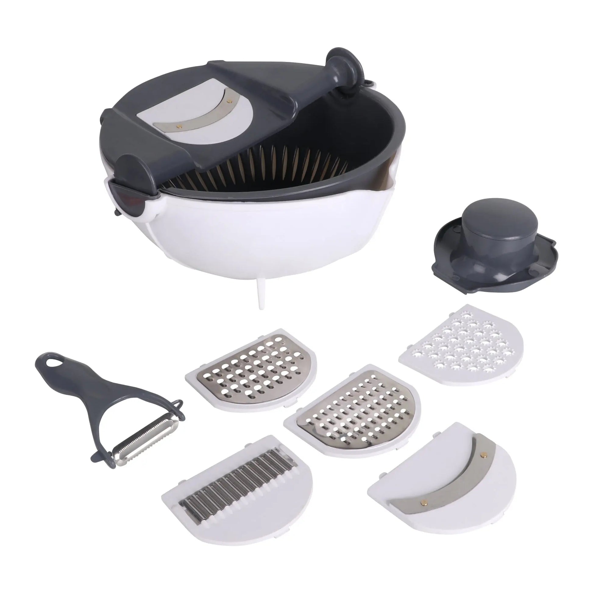 Kitchen Master 9 in 1 Rotary Grater & Slicer ZupaHome