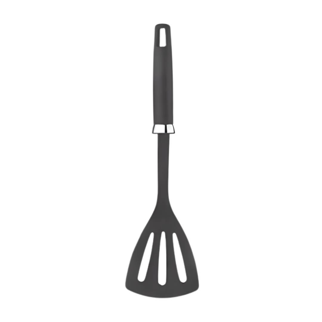 Premium Big  Slotted Turner Spatula - Perfectly Angled Slotted Turner with TANIC HANDLE NYLON 13"