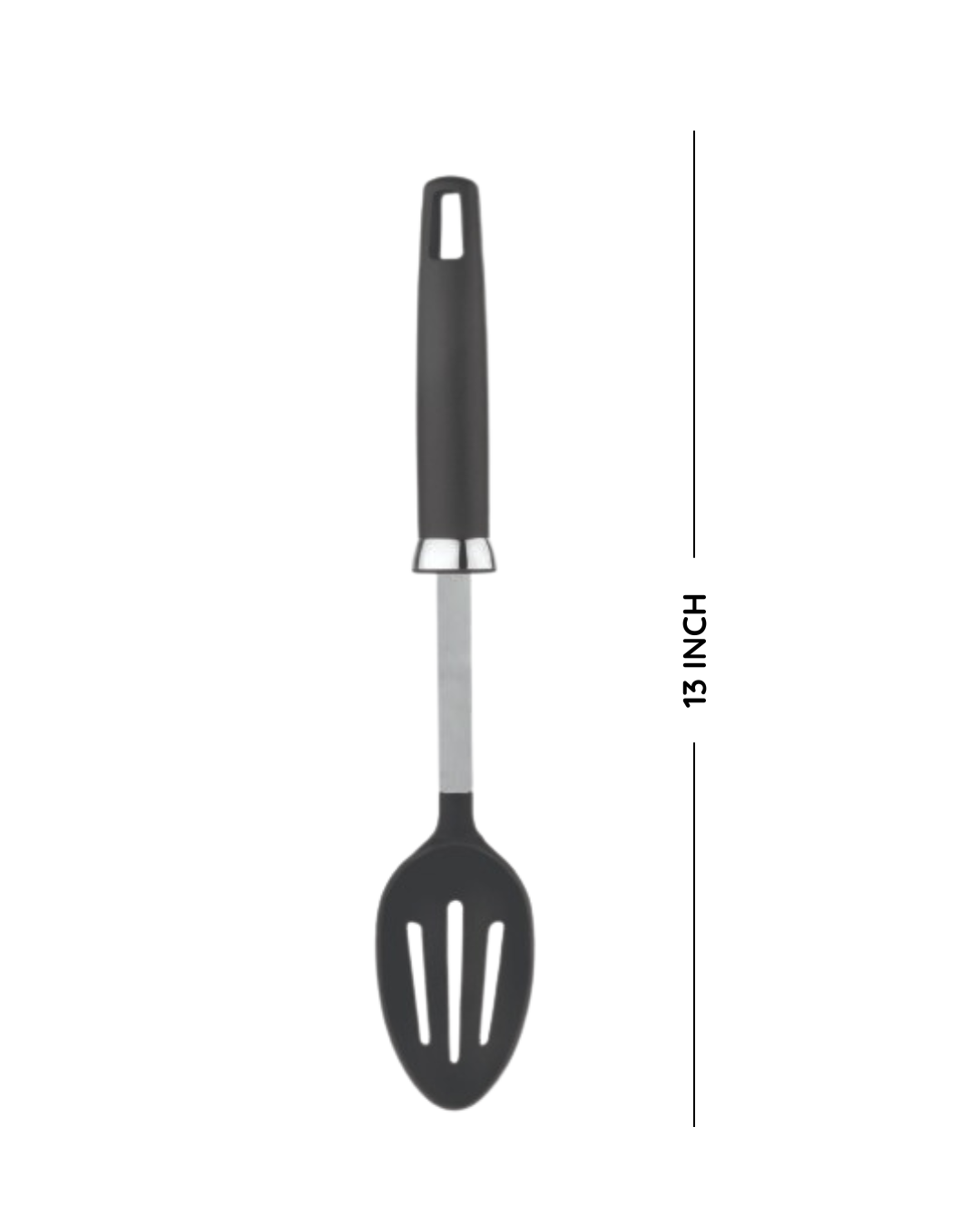 Zupa S.S +Nylon Slotted Spoon High Temperature Resistant, Food Grade Silicone, for Baking, Slotted Spoons,Nonstick Mixing Serving Spoons for Kitchen