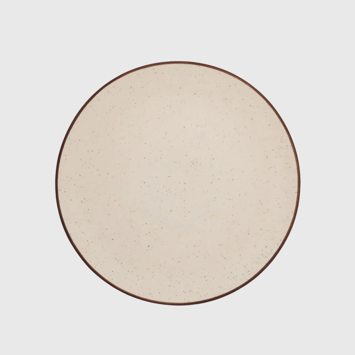 Zupa Earthy Beige Ceramic Serving Plate 25.5cm Set of 2 – Microwave & Dishwasher Safe