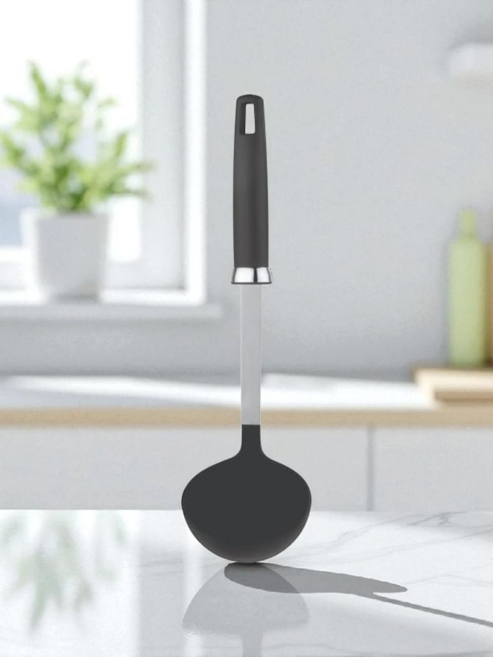Zupa™ 4-Piece Non-Stick Safe Cooking Spoon Set – Skimmer, Turner, Spoon & Ladle for Scratch-Free Cooking