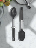 Zupa S.S +Nylon Slotted Spoon High Temperature Resistant, Food Grade Silicone, for Baking, Slotted Spoons,Nonstick Mixing Serving Spoons for Kitchen